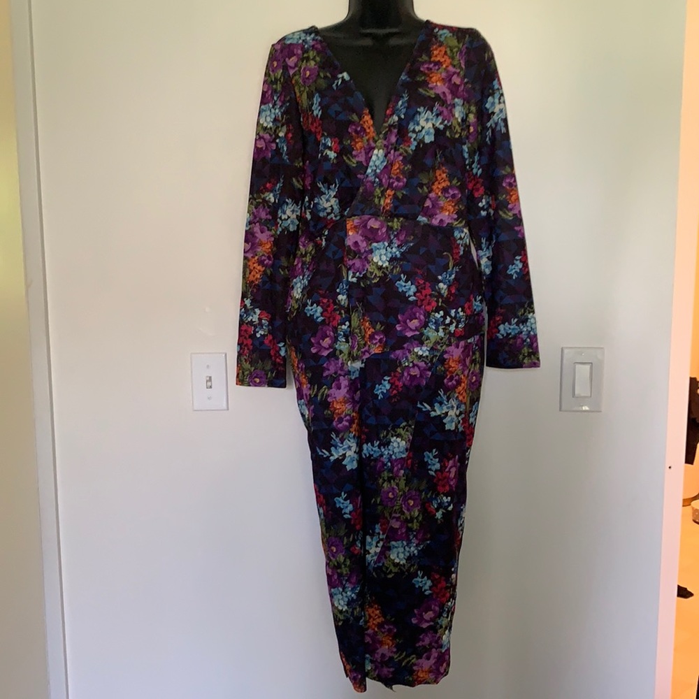 ASOS Floral Midi Dress - Multicolor